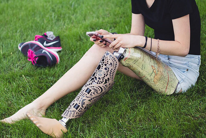 1. "Realistic Prosthetic Leg Tattoo Designs" - wide 3