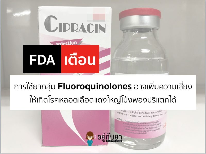 Fluoroquinolones warning